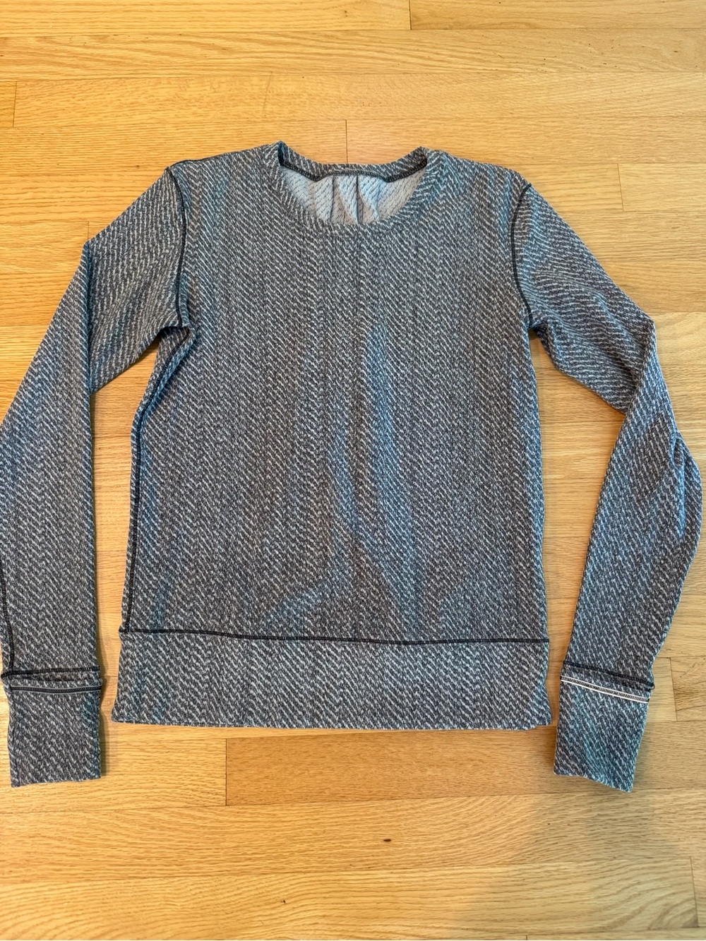 Heathered Gray Long Sleeve Pullover Lululemon
